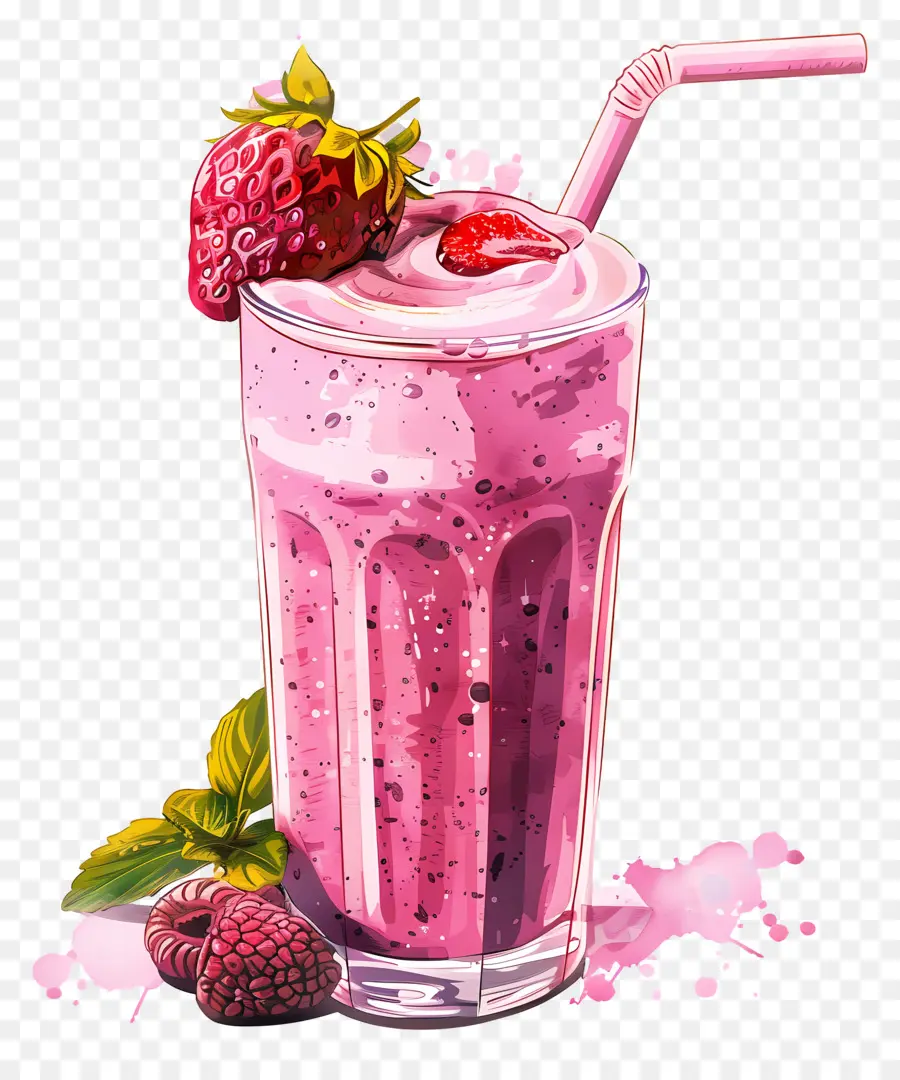 Batido，Batido De Frutas Vermelhas PNG