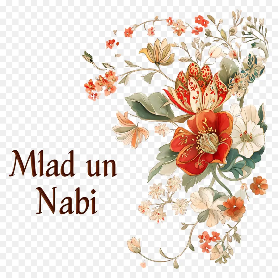 Milad Un Nabi，Flores Milad Un Nabi PNG