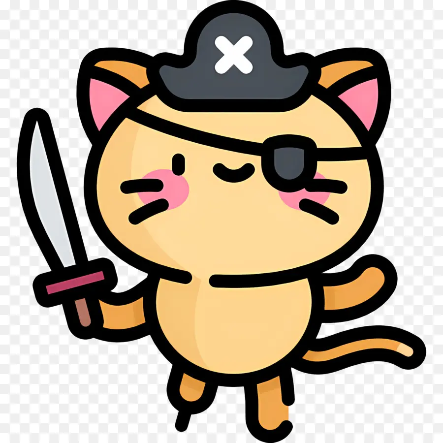 Pirata，Gato Pirata PNG