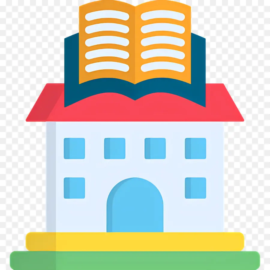 Biblioteca，Prédio Escolar PNG