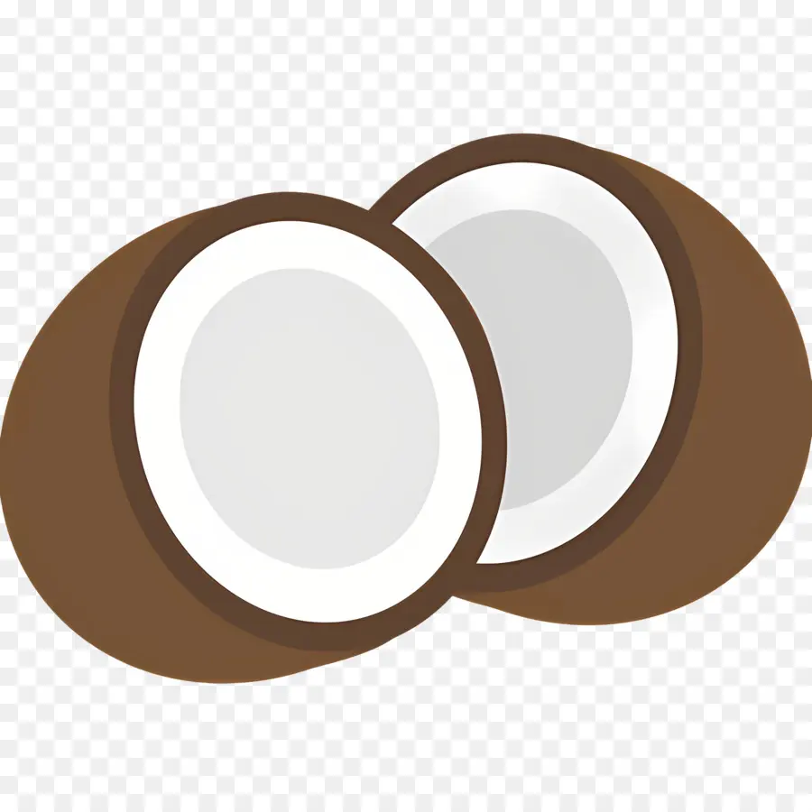 Casca De Coco，Metades De Coco PNG