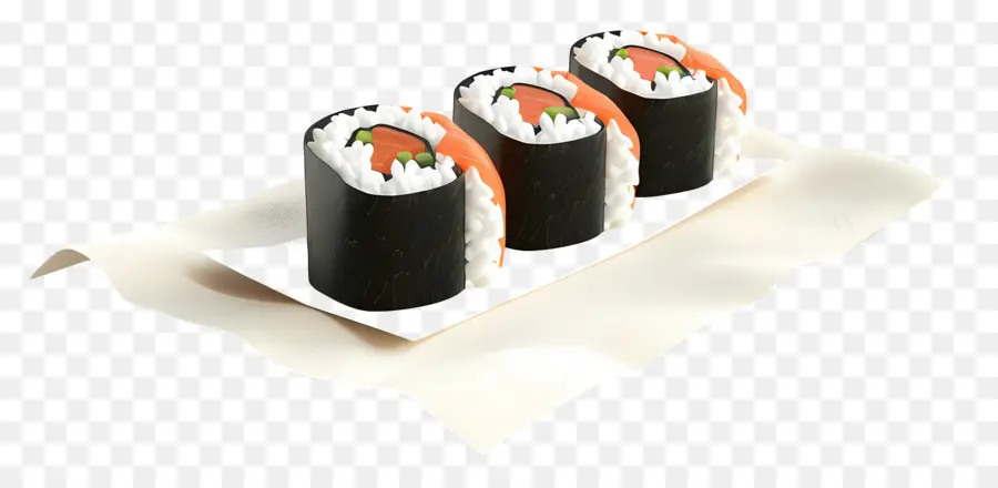 Rolo De Sushi，Rolos De Sushi PNG