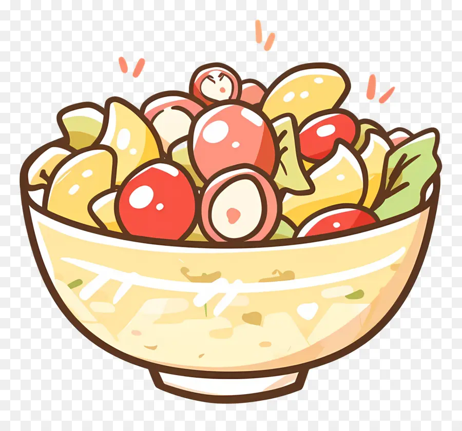 Pa Salada，Salada De Frutas PNG