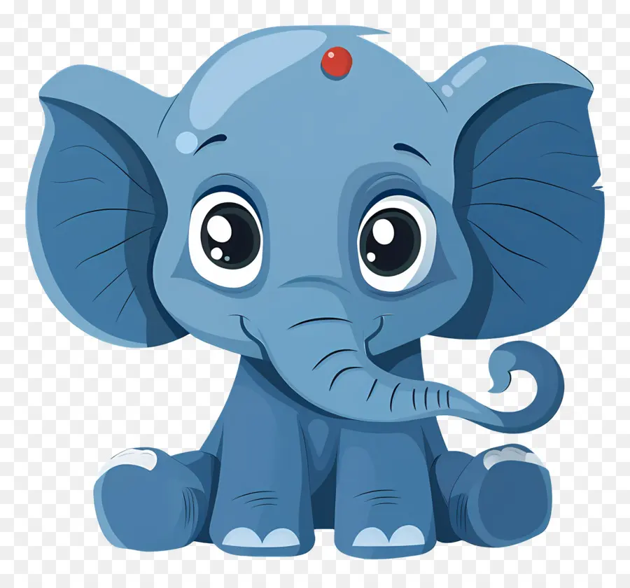 Elefante Azul，Elefante PNG