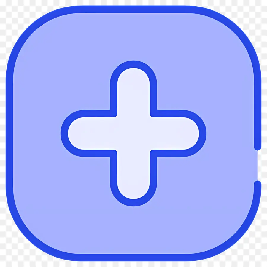 Sinal De Mais，Blue Plus Sign PNG