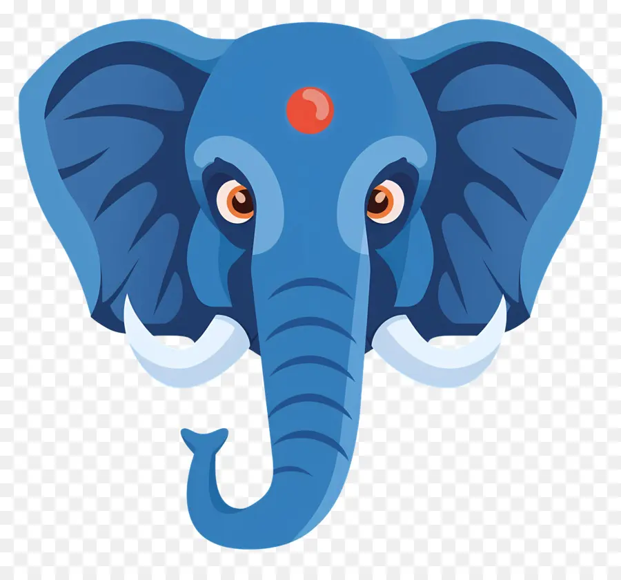 Elefante Azul，Elefante PNG