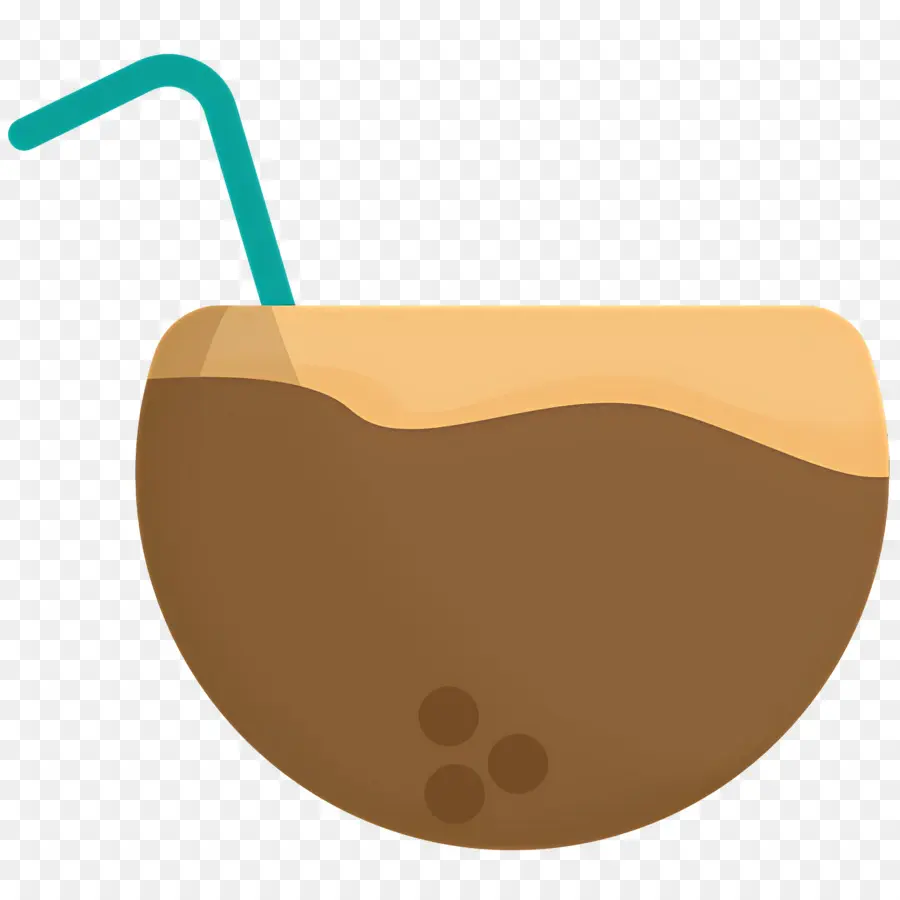 Bebida De Coco，Canudo PNG