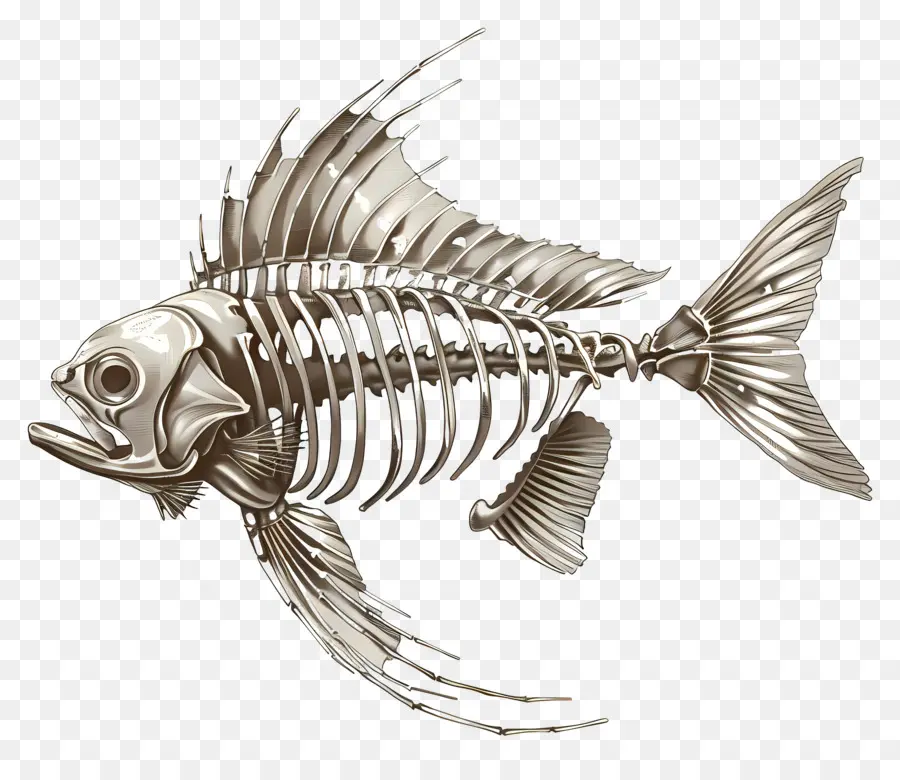 Esqueleto De Peixe，Peixe PNG