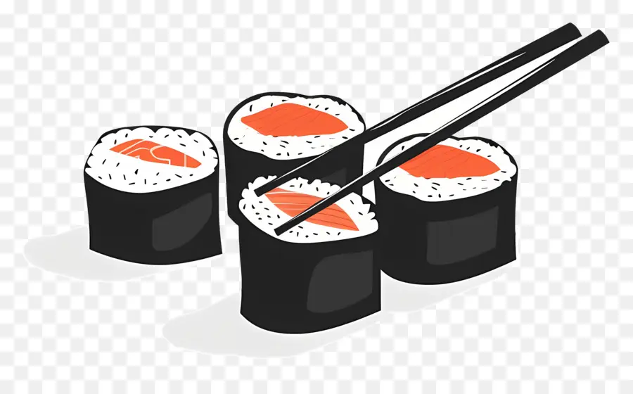 Rolinho De Sushi，Rolinhos De Sushi PNG