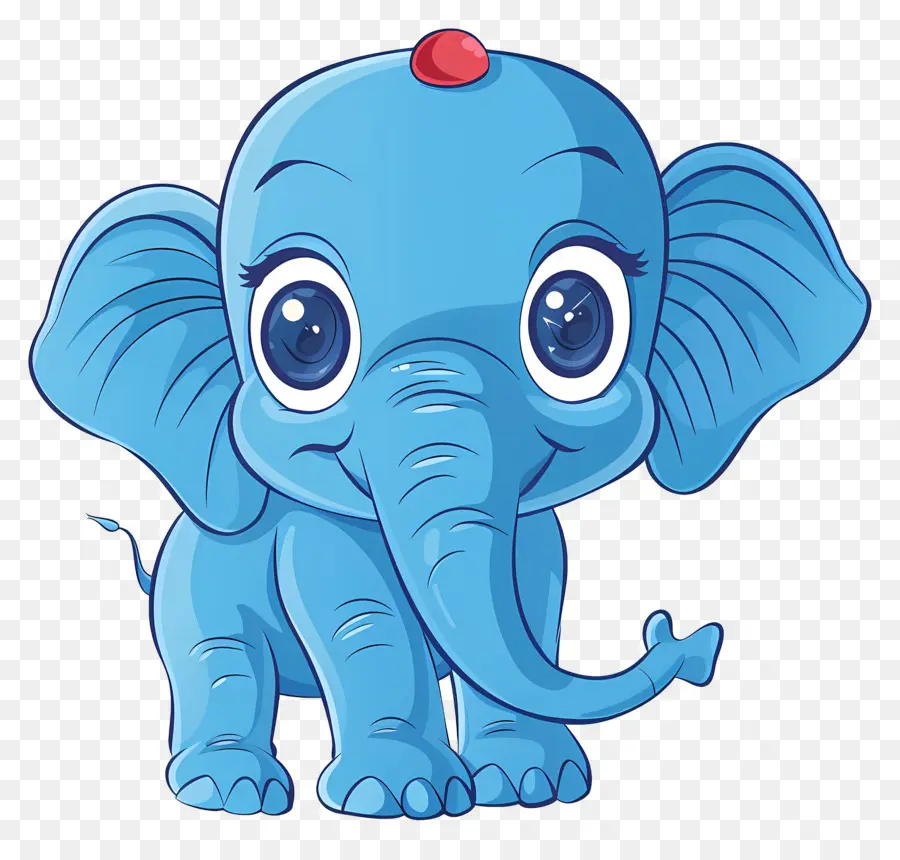 Elefante Azul，Elefante PNG