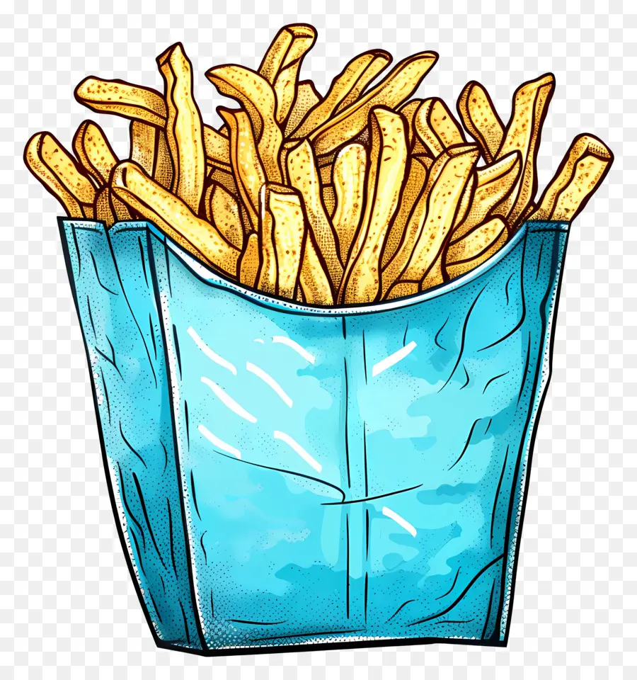 Batatas Fritas，Lanche PNG