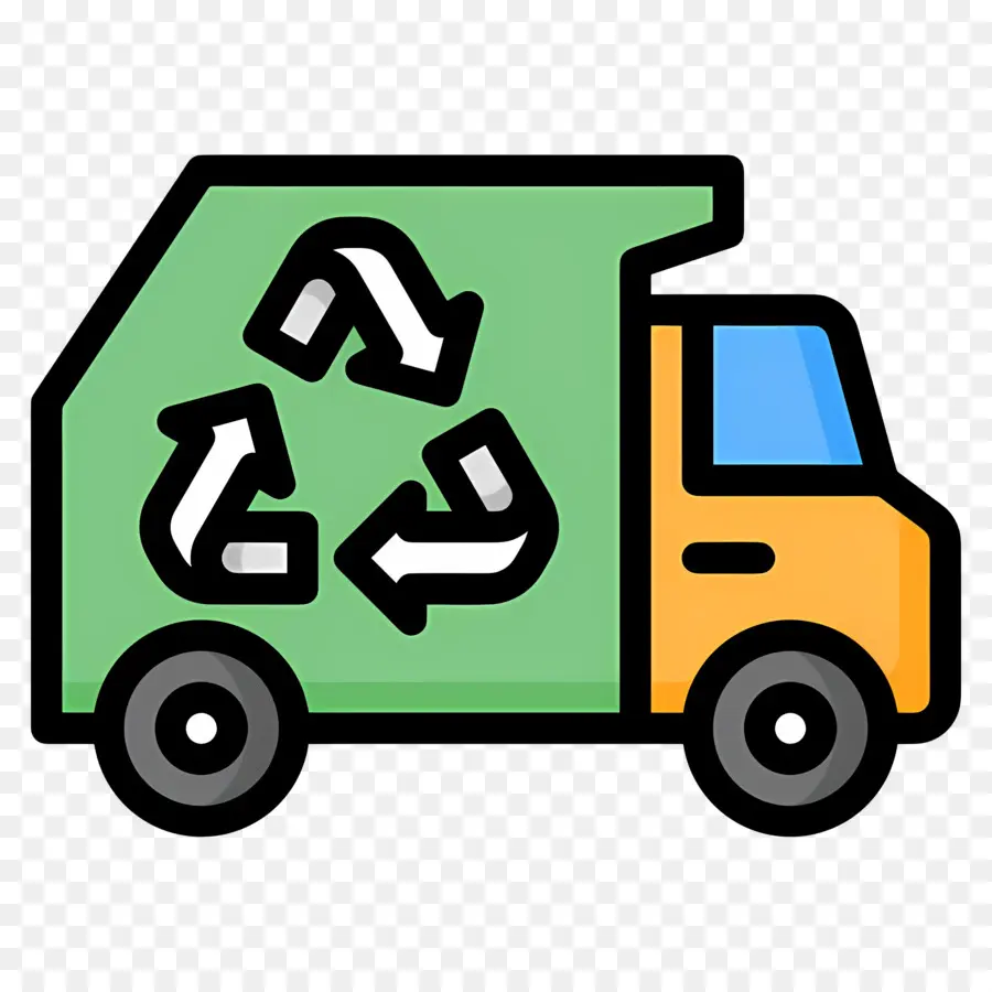 Reciclar Carro，Caminhão De Reciclagem PNG