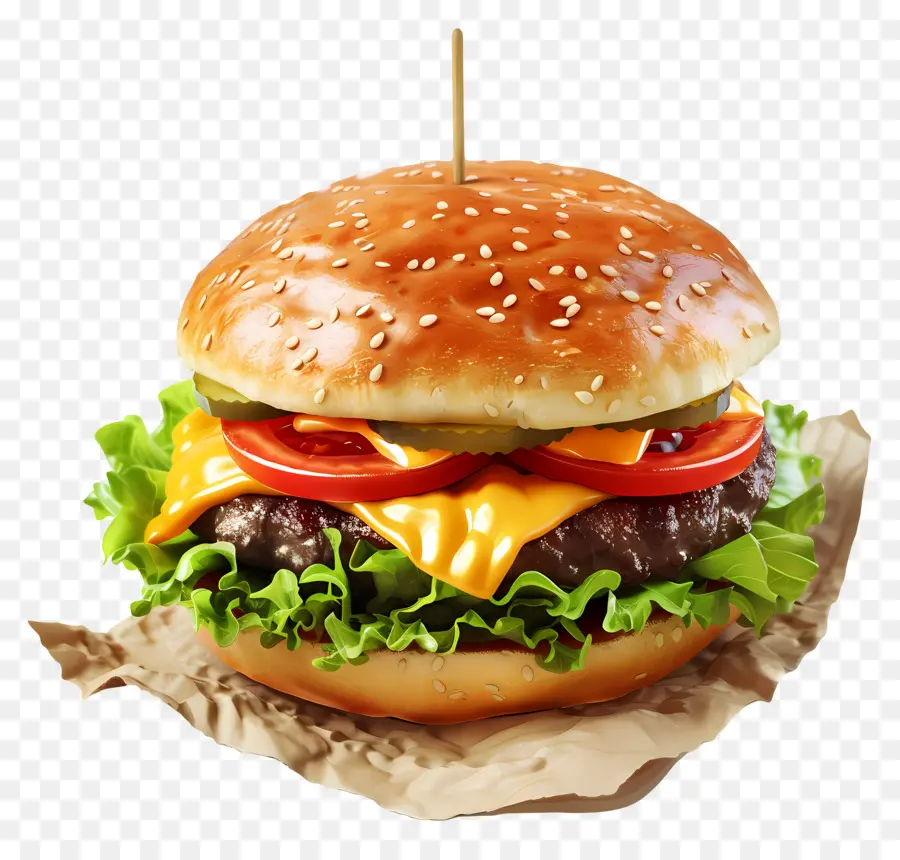 X Burger，Hambúrguer PNG