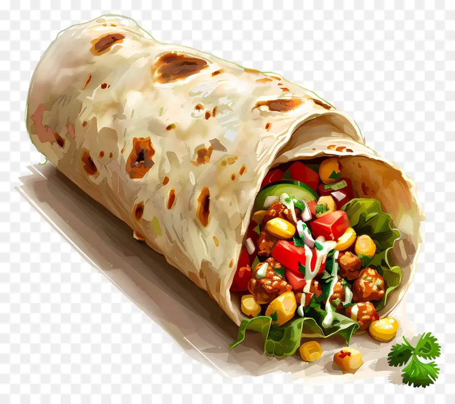 Burrito，Enrole PNG