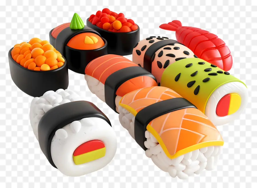 Sushi，Japonês PNG