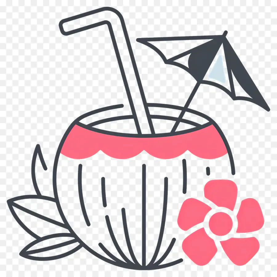 Bebida De Coco，Coco PNG