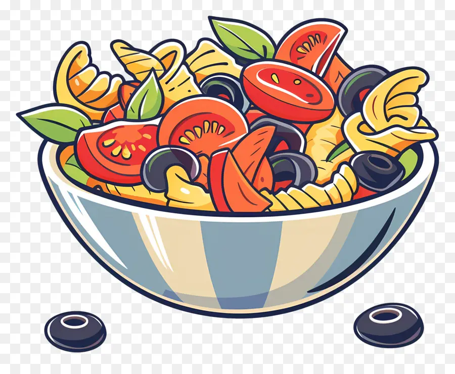 Salada De Macarrão，Vegetais PNG