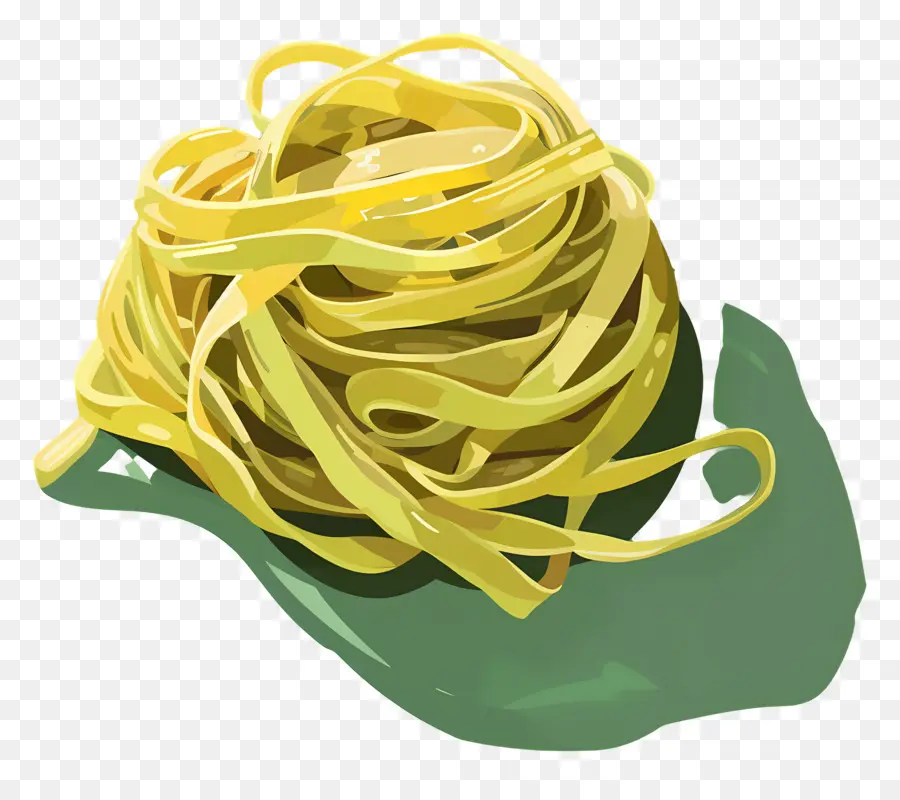 Fettuccine，Macarrão Amarelo PNG