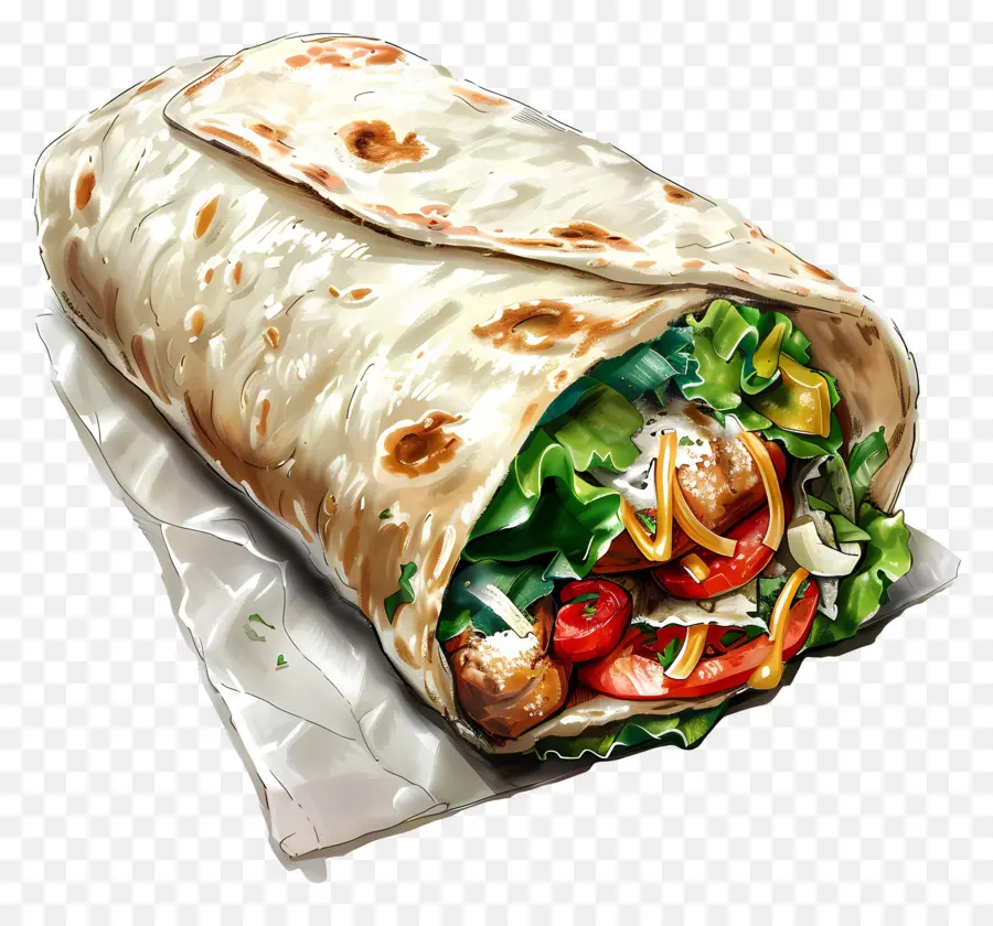 Burrito，Enrolar PNG