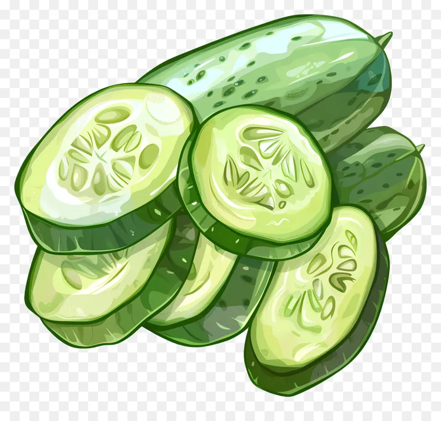 Pepino Fatiado，Pepino PNG