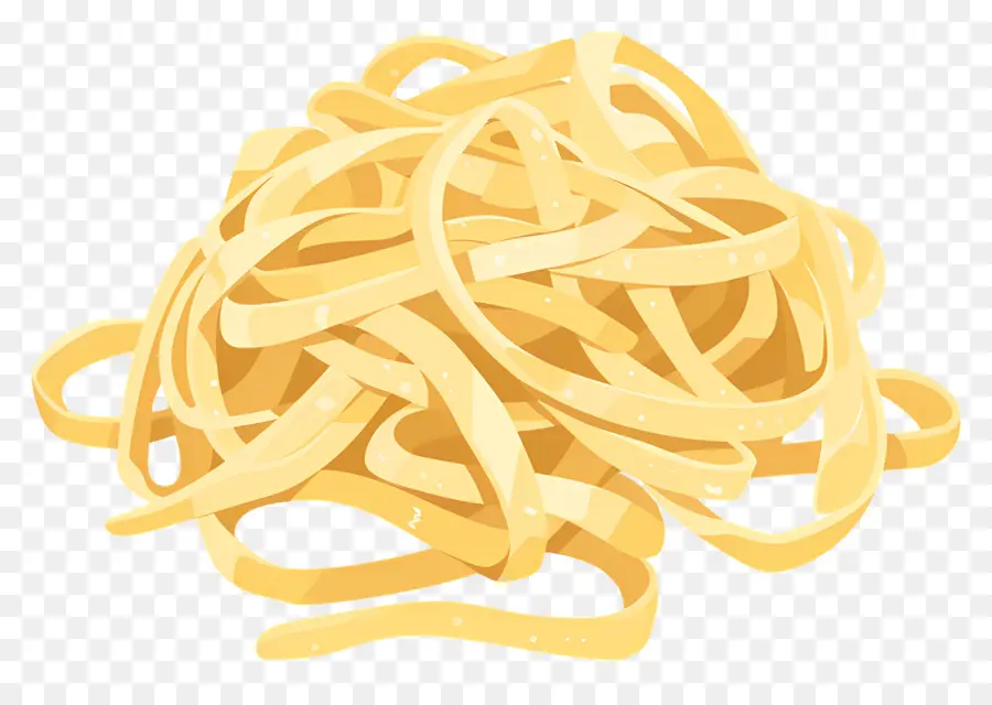 Fettuccine，Amarelo Macarrão PNG