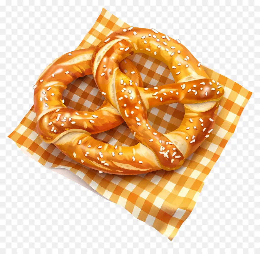 Pretzel，Lanche PNG