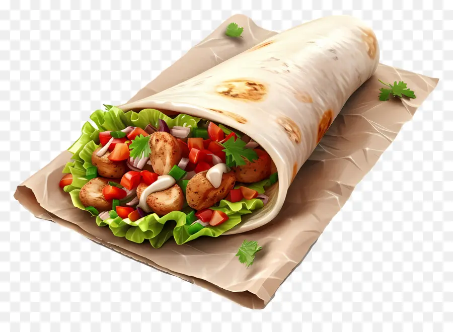 Burrito，Enrolar PNG