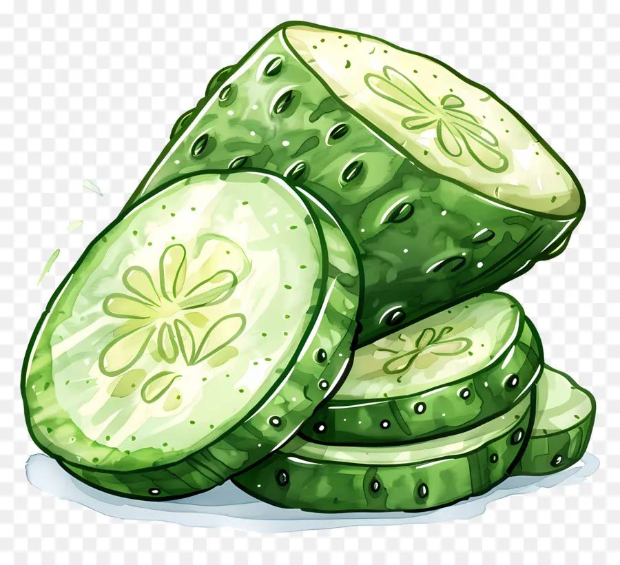 Pepino Fatiado，Pepino PNG