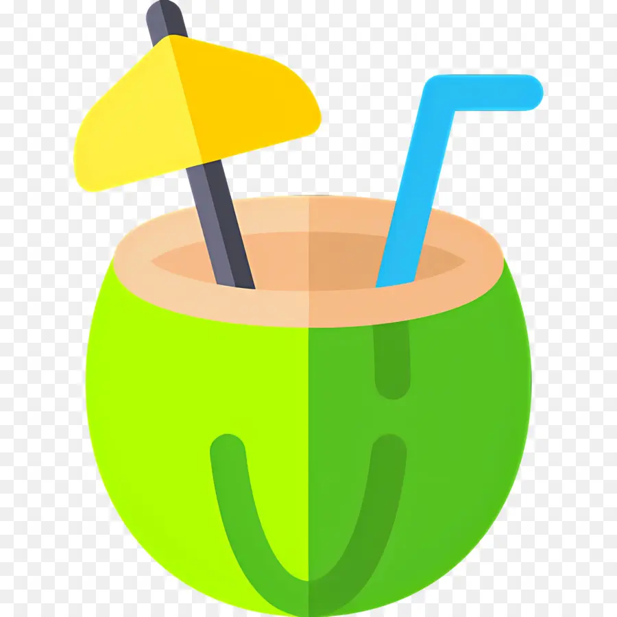 Bebida De Coco，Guarda Chuva PNG