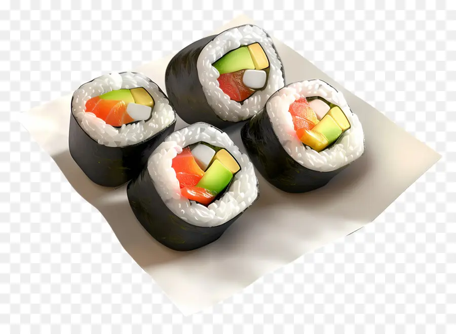 Rolo De Sushi，Sushi PNG