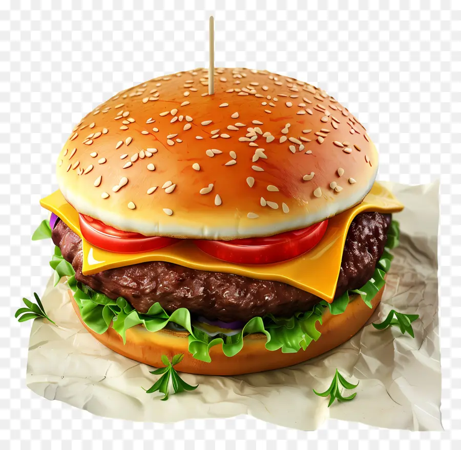 X Burger，Hambúrguer PNG