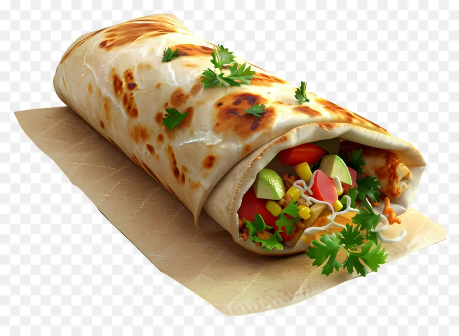 Burrito，Enrole PNG