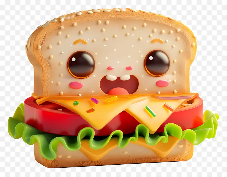 Sanduíche，Sandwich Emoji PNG