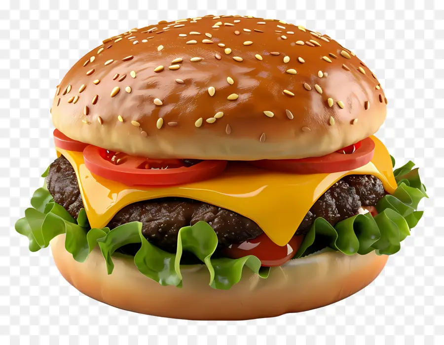 Cheeseburger，Burger PNG