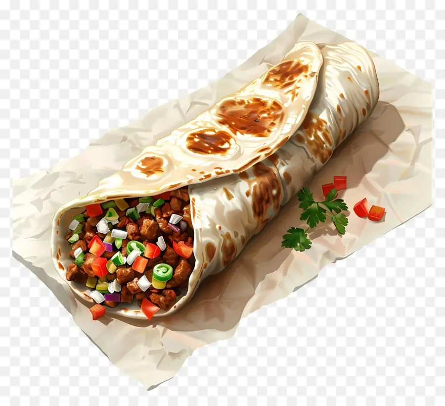 Burrito，Enrolar PNG