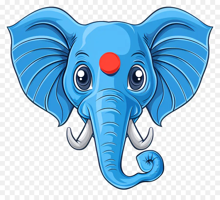 Elefante Azul，Elefante PNG