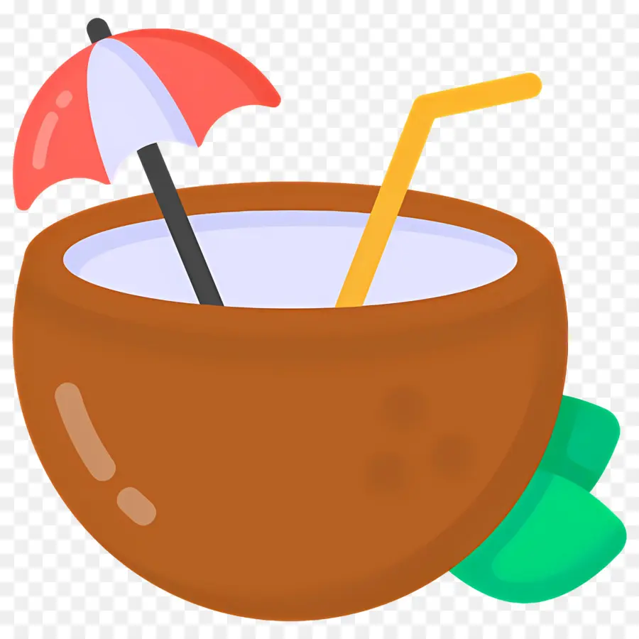 Bebida De Coco，Guarda Chuva PNG