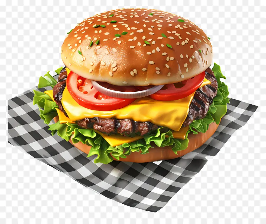 X Burger，Hambúrguer PNG