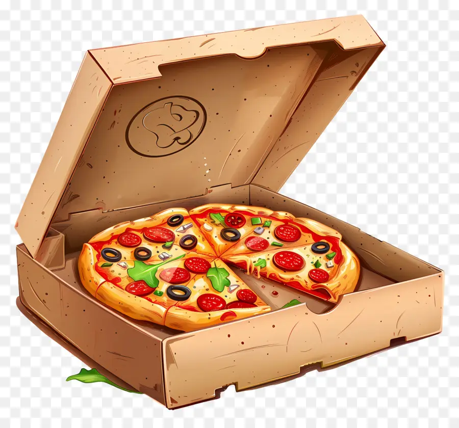 Pizza Na Caixa，Pizza PNG