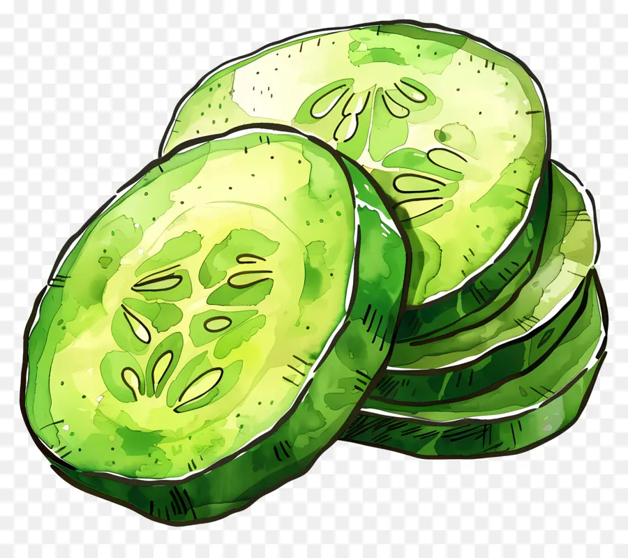 Pepino Fatiado，Pepino PNG