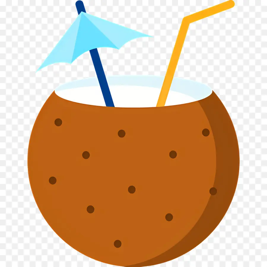 Bebida De Coco，Bebida De Coco Marrom PNG