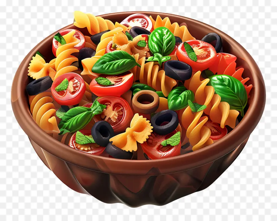 Salada De Macarrão，Salada De Macarrão Colorida PNG