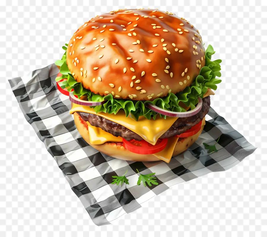 X Burger，Hambúrguer PNG