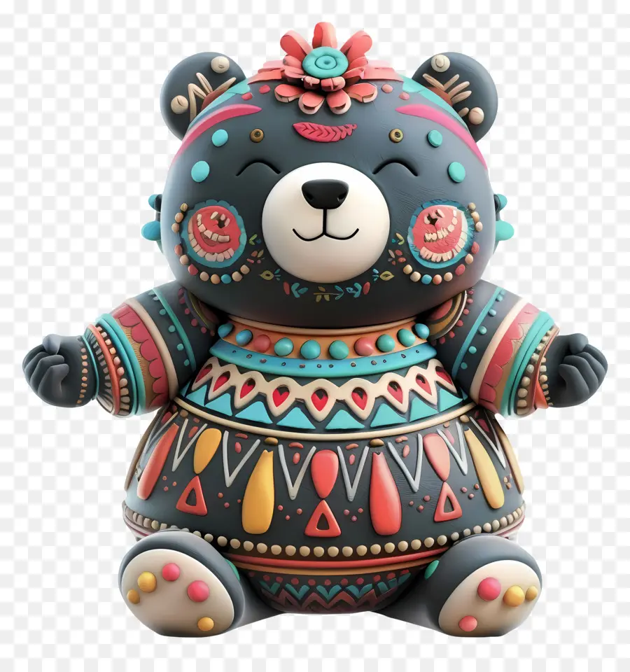 Urso Fofo，Estatueta De Urso PNG