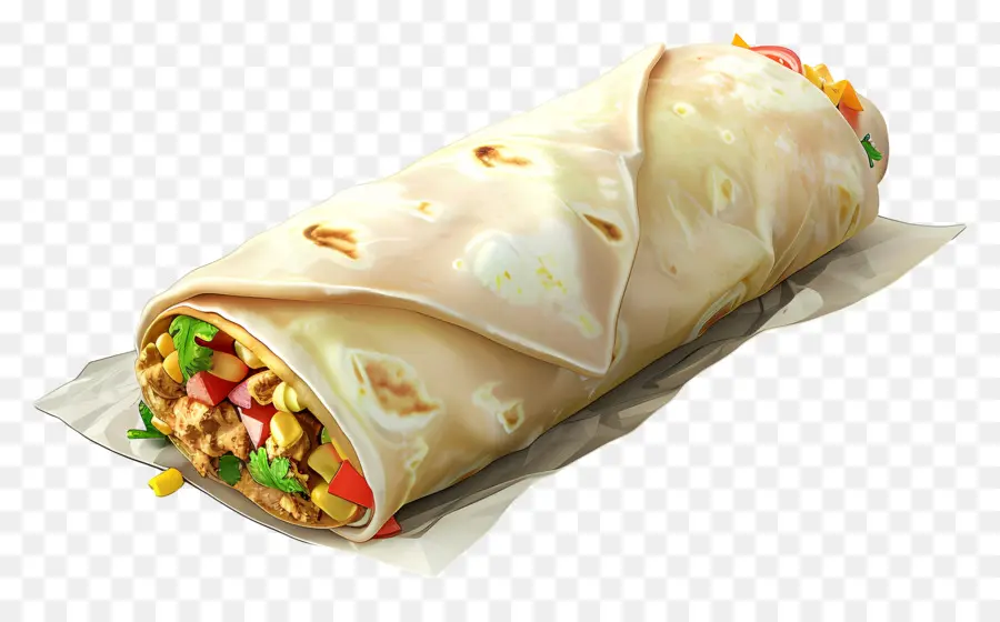 Burrito，Enrole PNG