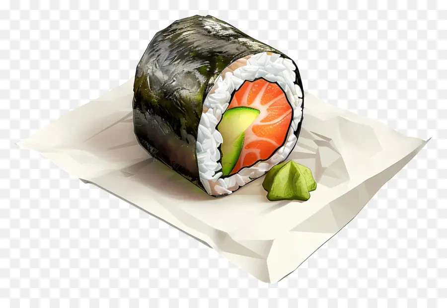 Rolinho De Sushi，Japonês PNG