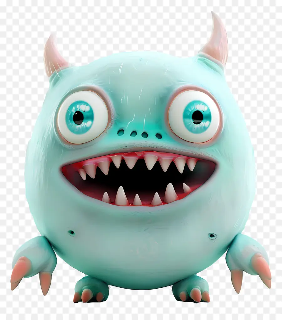 Monstro，Monstro Azul PNG