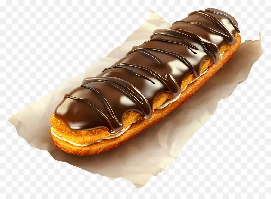 Éclair，Chocolate PNG