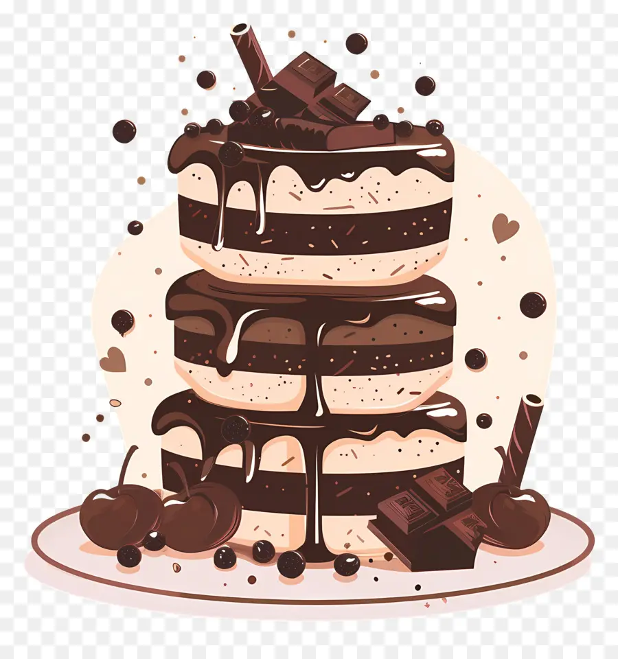 Sobremesa De Chocolate，Bolo De Chocolate PNG