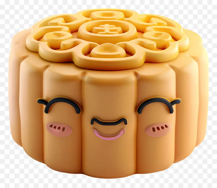 Mooncake，Bolsa De Lua Sorridente PNG